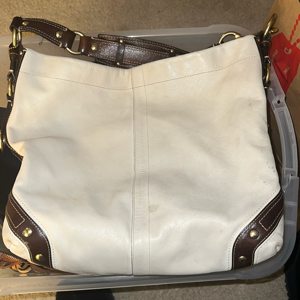 Coach-Authentic leather hobo
